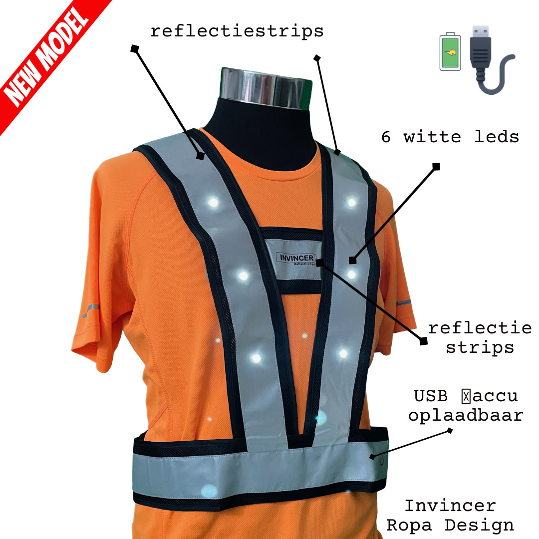 Waterdichte oplaadbare accu voor ledvesten