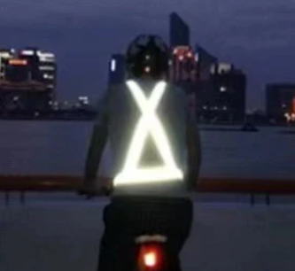 55 - Elastisch reflectievest - army print