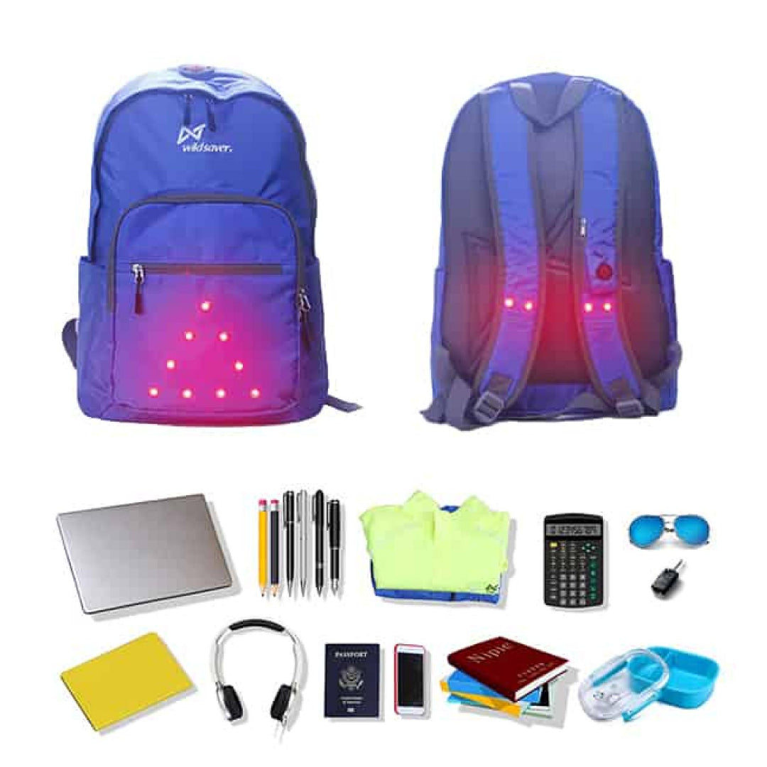 Wildsaver Rugtas Blauw School