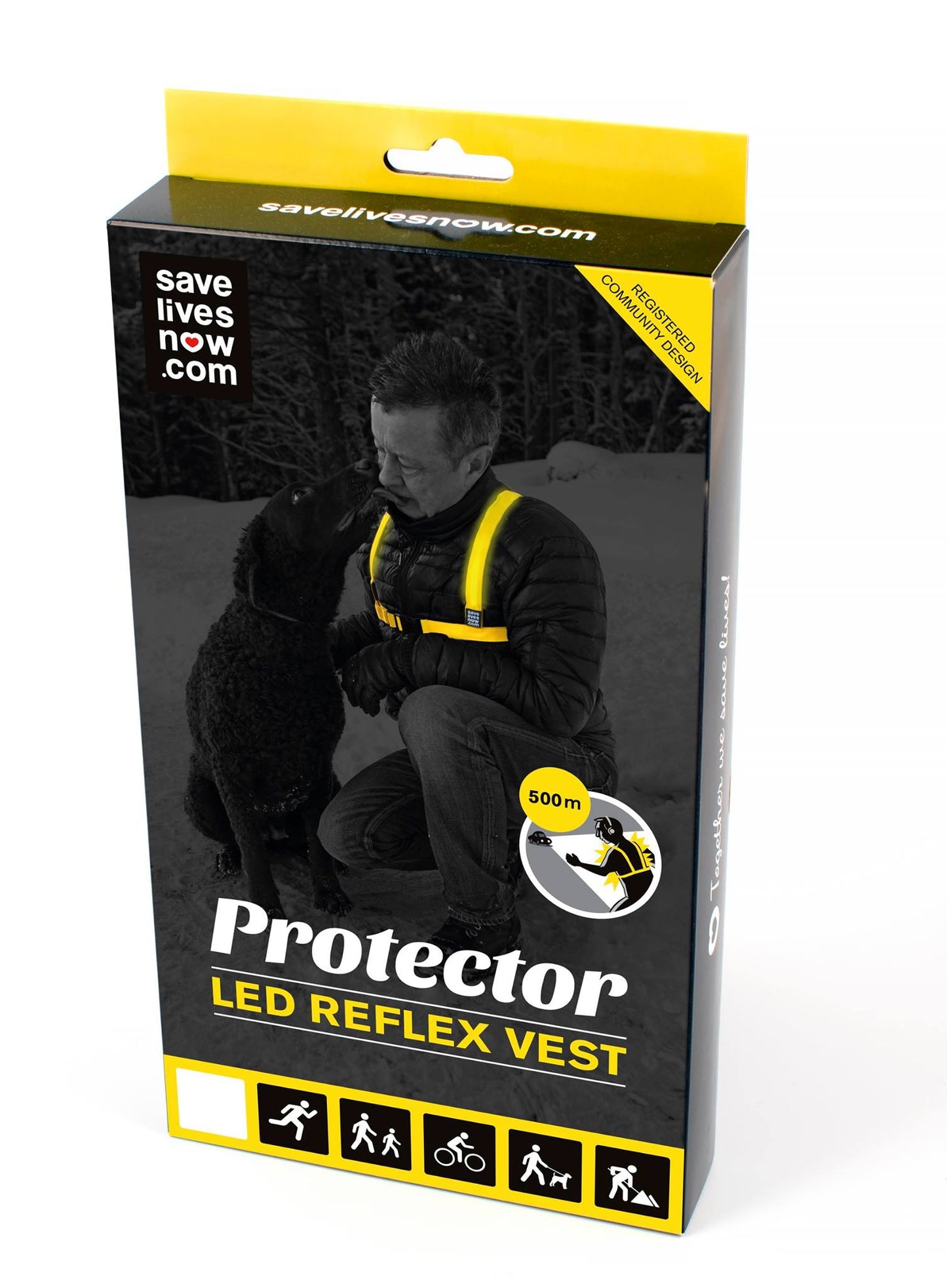 Led Light Vest by Save Lives Now
