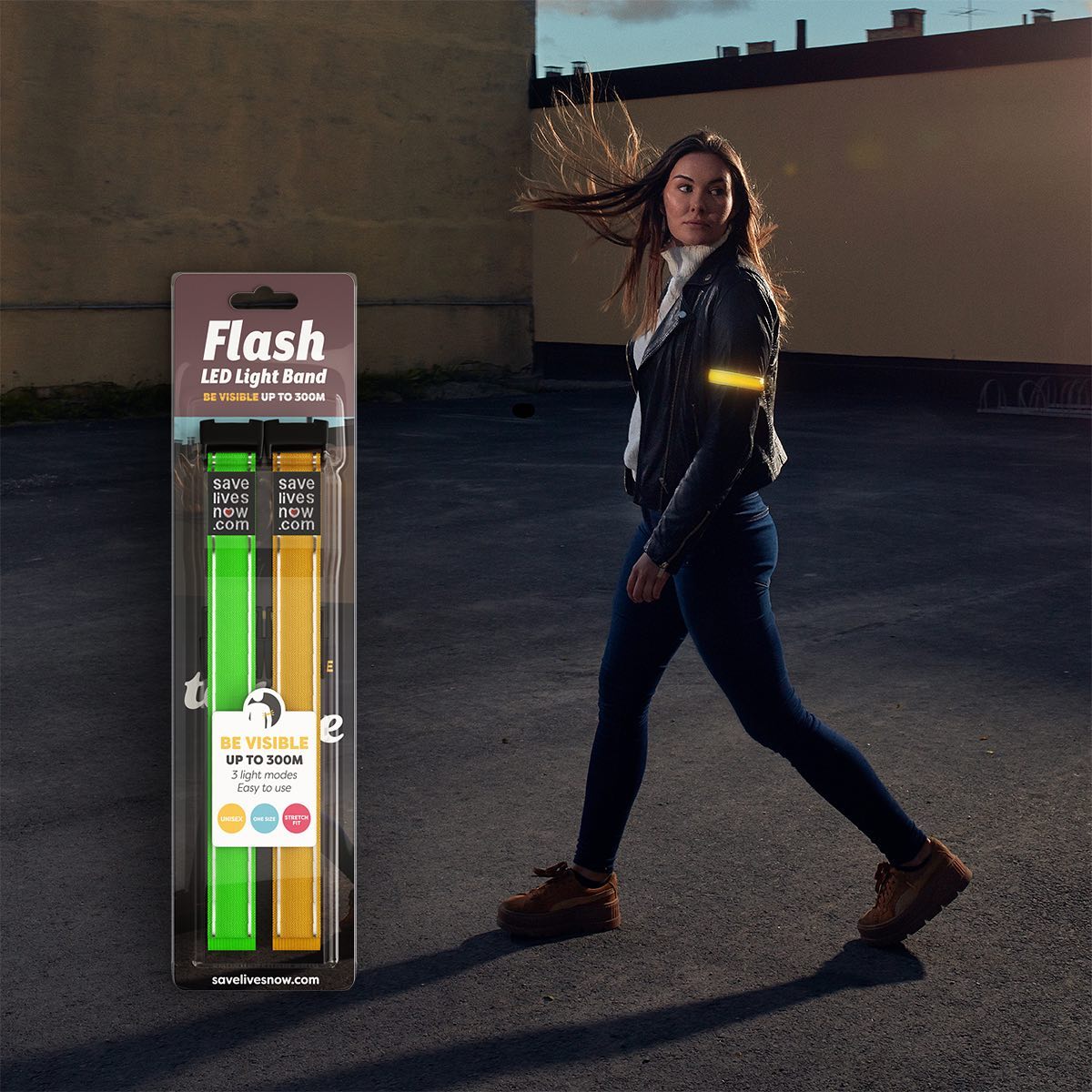 Save Lives Now ledarmband