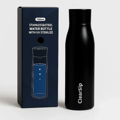 ClearSip | Slimme Waterfles – UV‑C zelfreinigend & drinkherinnering