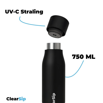 ClearSip | Slimme Waterfles – UV‑C zelfreinigend & drinkherinnering