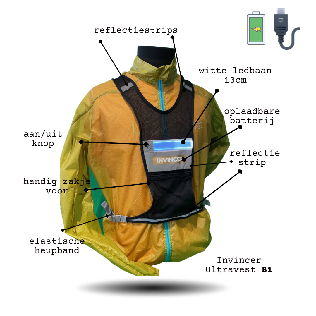 InVincer ledvest ultra B1